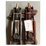 (2) floor jacks (missing sticks)