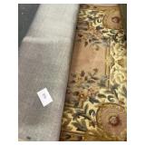 Huge floral designed rug - needs cleaned