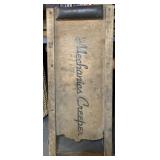 Vintage wooden mechanics creeper
