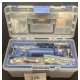 Mixed pipe connections in organizer