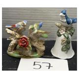 Vintage Colorful Love Birds Art Pottery & more