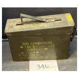 vintage Army Metal Ammo Box(Small) 200C