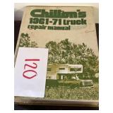 Chiltons; Truck repair Manual; 61-71