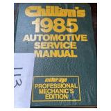 Chiltons; Automotive Service Manual; 1985