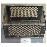 Vtg. Double Milk Crate Embassy Dairy