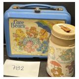 1985 Aladdin Care Bears lunchbox set