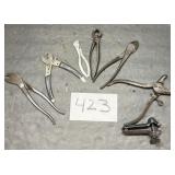 Mixed lot clamps & more hand tools