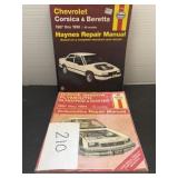 (2) Haynes manuals; Chevy Corsica 87-96; dodge