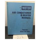 1985; Motor; air conditioner & heater manual