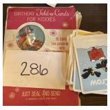Vintage fold a cards for kiddies & more