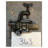 Vintage Small Clamp On Workbench Vise