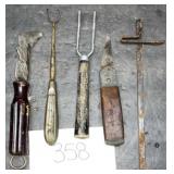 Mixed lot (5) vtg tools