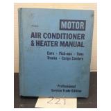 1980; motor; air conditioning & heater manual