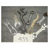 Vtg lot VINTAGE / antique? wrenches & more