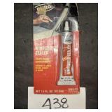 New clear windshield sealer