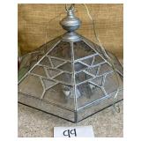 Vintage geometric shapes chandelier
