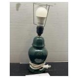 Green 7' plug in lamp needs lamp shade