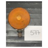 Amber round trailer light