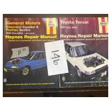 (2) Haynes Manuals; GM 95-04 & Toyota Tercel 87-94