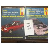 (2) Haynes Manuals; Ford Festiva 88-97 & Ford