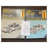 (2) Haynes Manuals; Ford Tbird 83-88; Ford