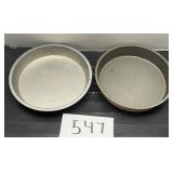 (2) 7' Pie pans