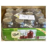 (11) Ball Quart Mason Jars - New