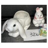 Vintage Easter Decor; Bunnies and more