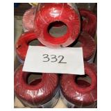 Mixed String / Yarn; Red