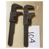 (2) Pipe Wrenches