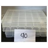 (2) Craft Storage Containers