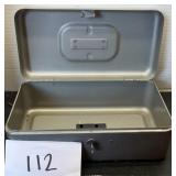 Vintage Metal Box w/ Key