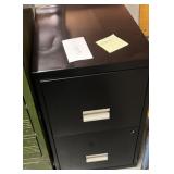 Metal (2) Drawer File Cabinet