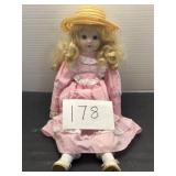 Vintage 18' Porcelain Doll