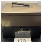 (2) Metal Lock Boxes (No Keys)