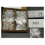 Wooden Snowflake Christmas Ornaments