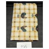 Rooster Vinyl Table Cloth