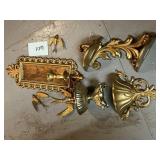 Gold Colored Home Interiors Wall Decor