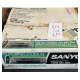 Sanyo VHS Player in Box
