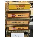 (5) Empty Cigar Boxes