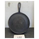 Vintage Cast Iron Griddle; # 6