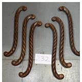 (6) wooden house decor