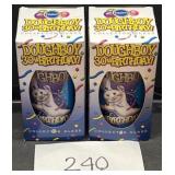 (2) new doughboy 30th birthday collector glass