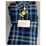 (2) New Blue Flannels; Small
