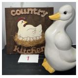 Vintage Country Duck Decor; 1980's