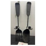 Vintage Fork / Spoon Kitchen Candlestick Decor