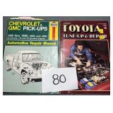 (2) Repair Manuals; Toyota & Chevy