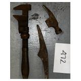 Mixed Lot; Plumbing Wrench & More