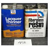 Lacquer Thinner / Fiberglass Resin