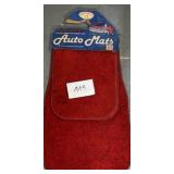Vintage red Auto Mats